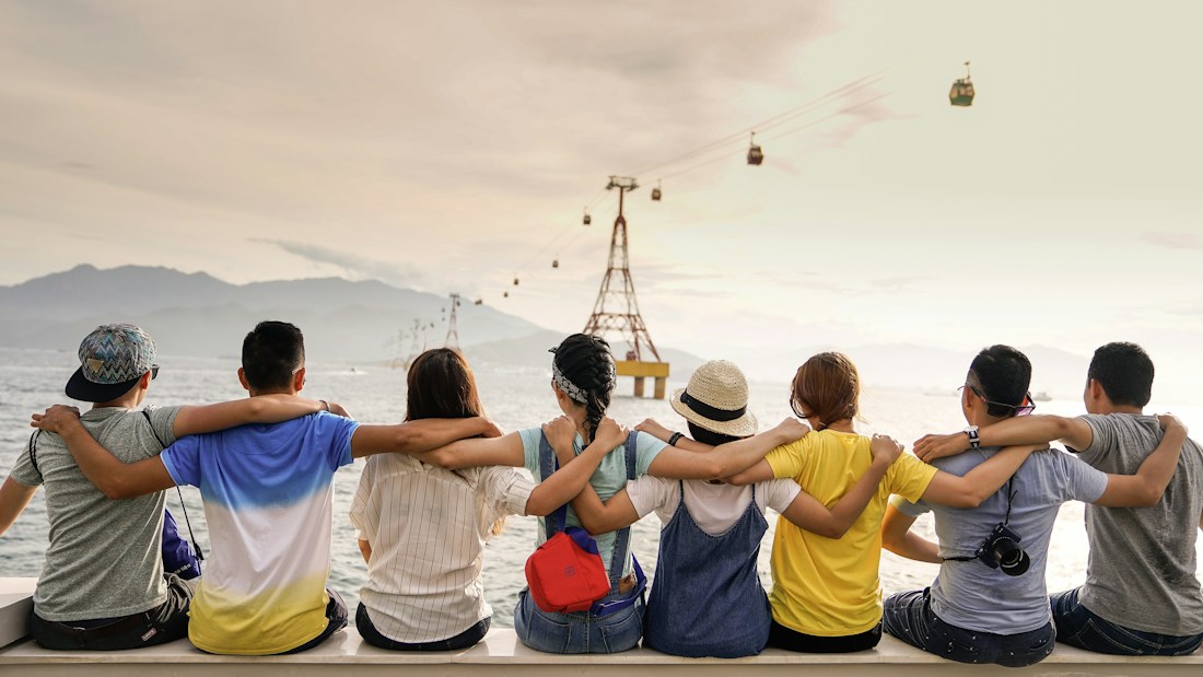 Friends sharing a moment together